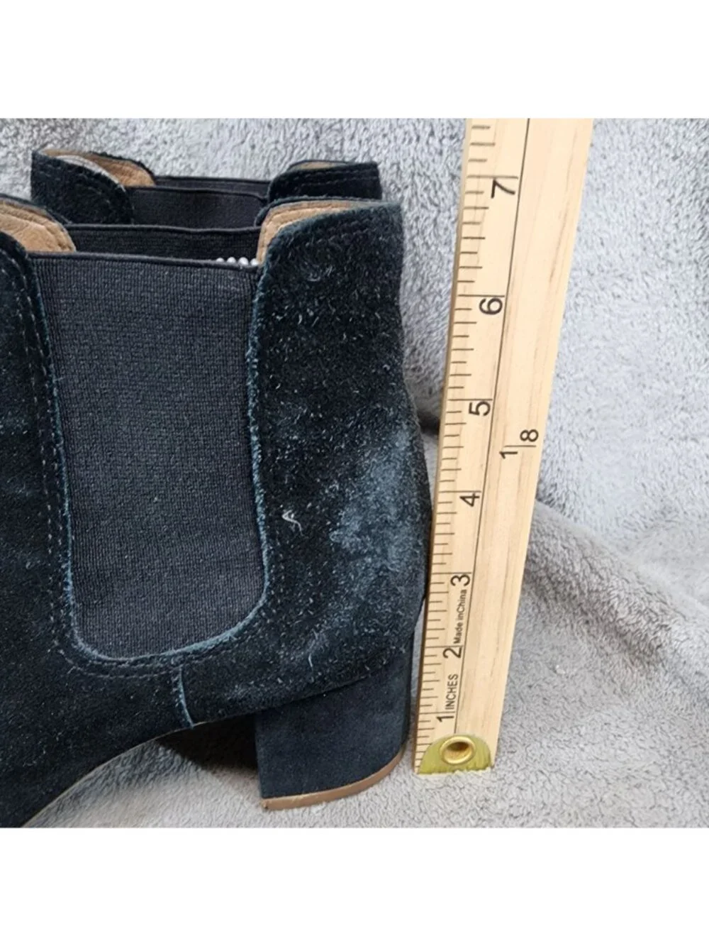 Madewell Shoes Womens Size 8 Walker Black Suede Chelsea Boots *Read*